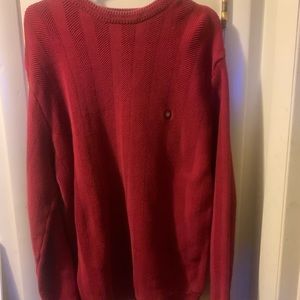 XL red ralph lauren chaps sweater only worn once